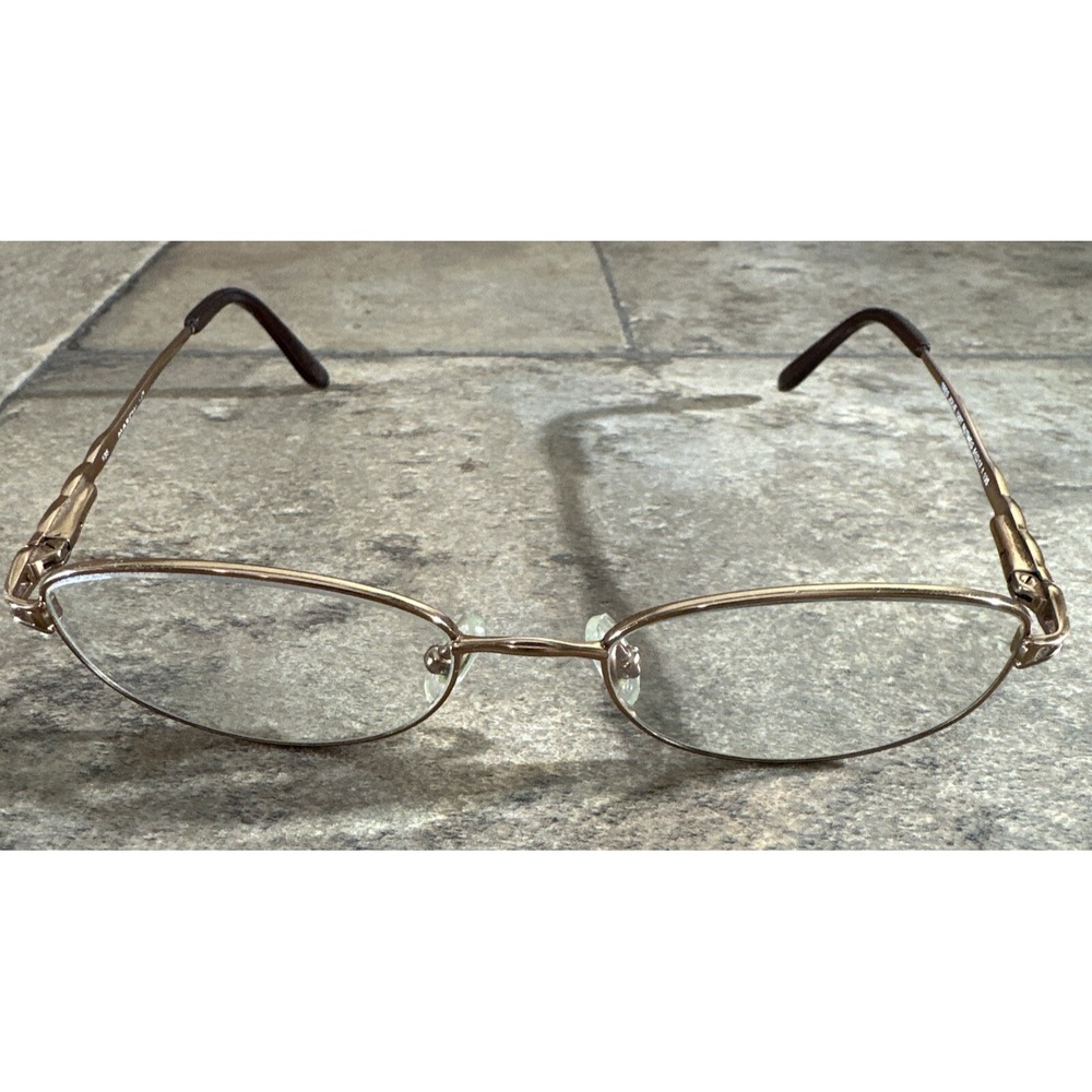 Marchon Tres Jolie 125T Nutmeg Flex Hinge Eyeglasses Frame 51-17-135-32mm G21